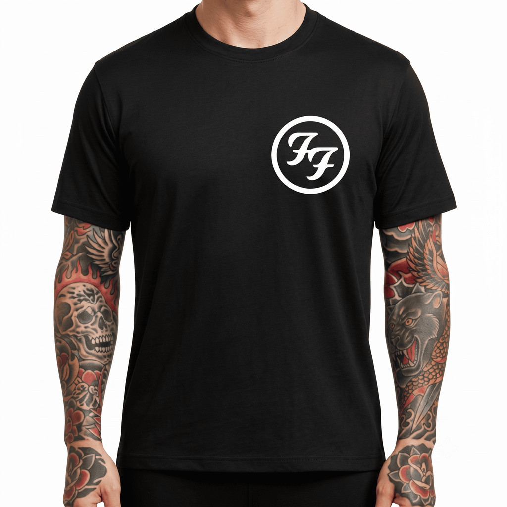 Camiseta Masculino FF Logo Estampado Camisa 100% Algodão Feminino Plus Size Oversized Envio Rápido