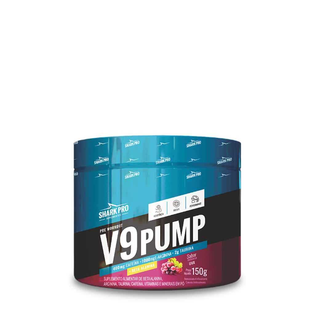 V9 Pump Pré-treino 150g Uva Shark Pro