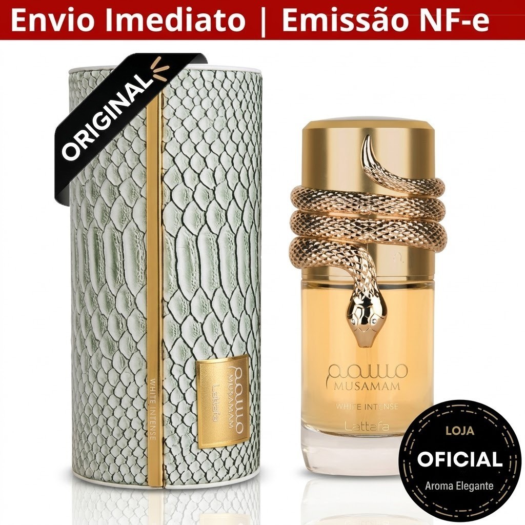 🥰 Perfume Árabe Musamam White Intense 100ml Extrait de Parfum Unissex Importado Original