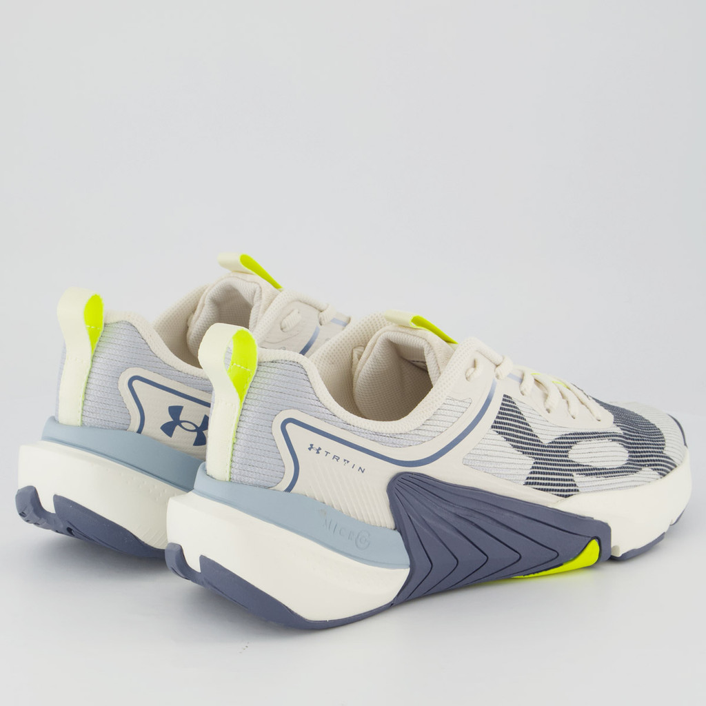 Tênis Under Armour Tribase Reps 3 Branco e Azul — imagem 2 de 2