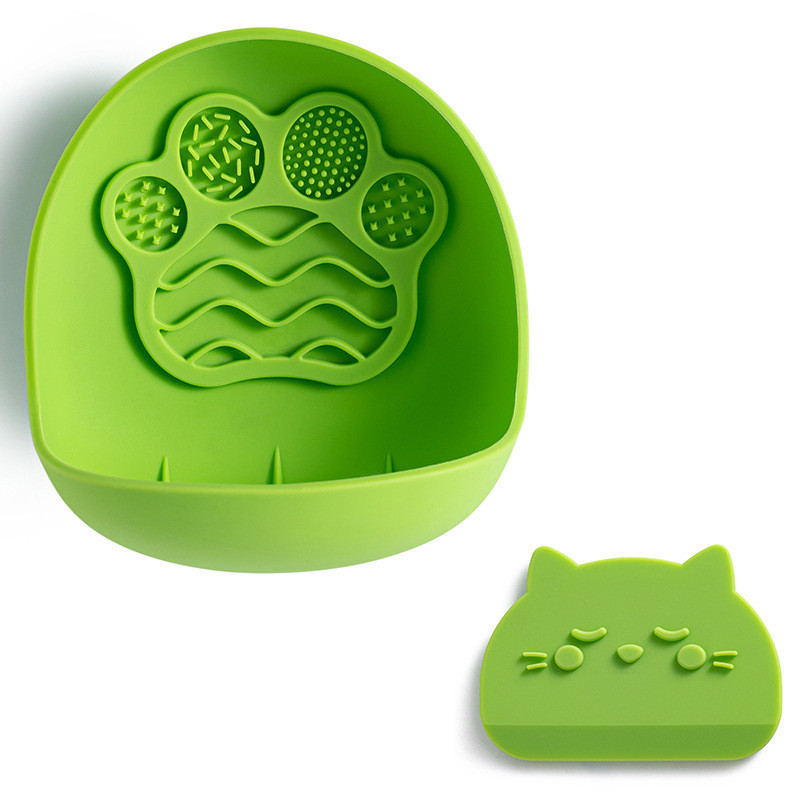 Ventosa de Silicone tigela para animais de estimação Anti-derrubamento tigela de água para animais de estimação grande c