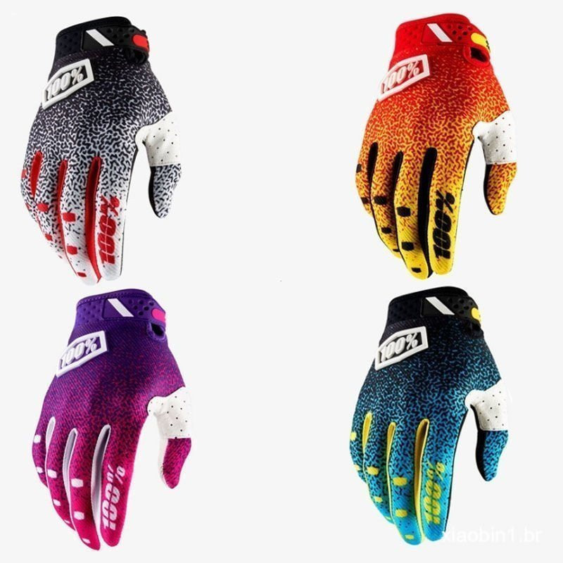 100% luva de motoqueiro ciclismo moto masculino feminina preta luvas couro masculina motocross para bike luvas