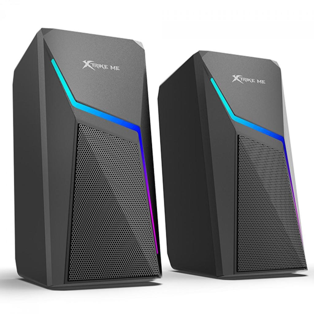 Caixa de Som Xtrike Me SK-503, RGB, 2x3W, P2/USB, Preto — imagem 2 de 2