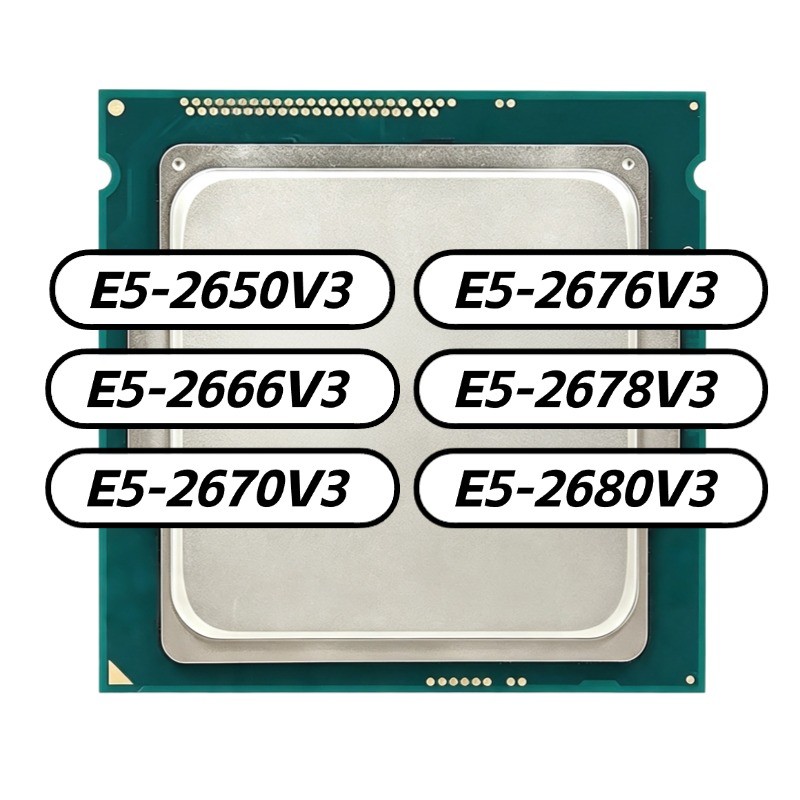 Intel Xeon E5 V3 LGA2011-3 CPU E5-2650V3 2666V3 2670V3 2676V3 2678V3 2680V3 Multicore Upgrade Servidor PC