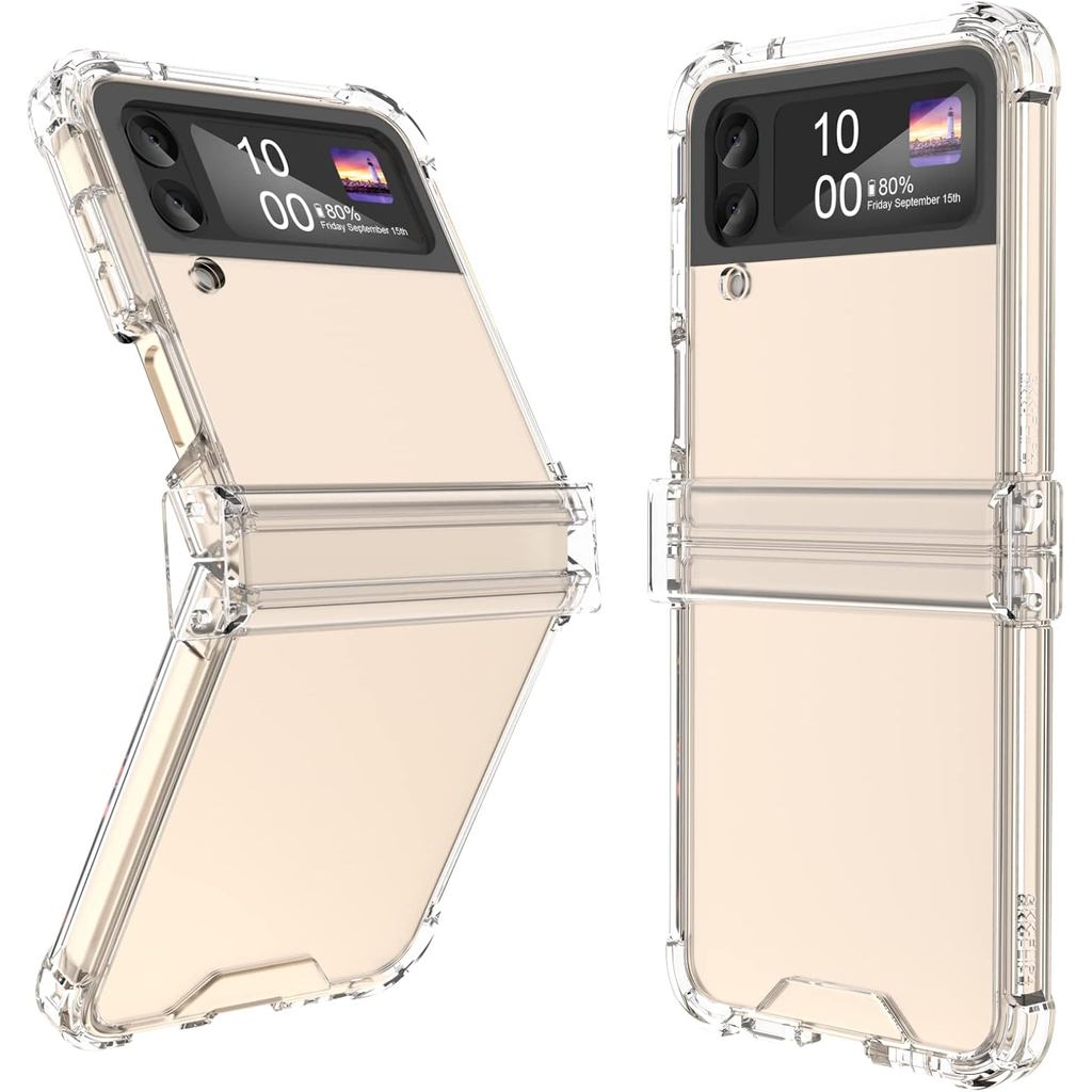 Designed for Galaxy Z Flip 3 Case with Hinge Protection for Samsung Flip 3 Full 