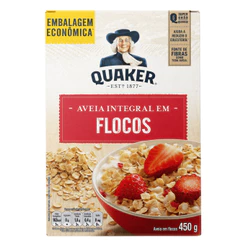 Quaker Aveia Em Flocos 450g
