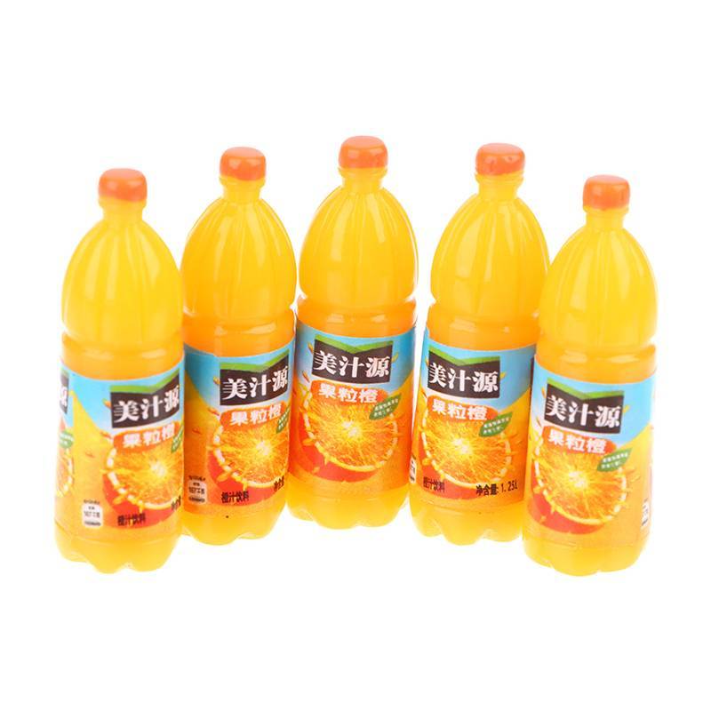 [Royalvalley] 5 Peças 1 : 12 Casa De Bonecas Em Miniatura Modelo De Bebidas De Frutas Cozinha Acessórios De Comida Brinq