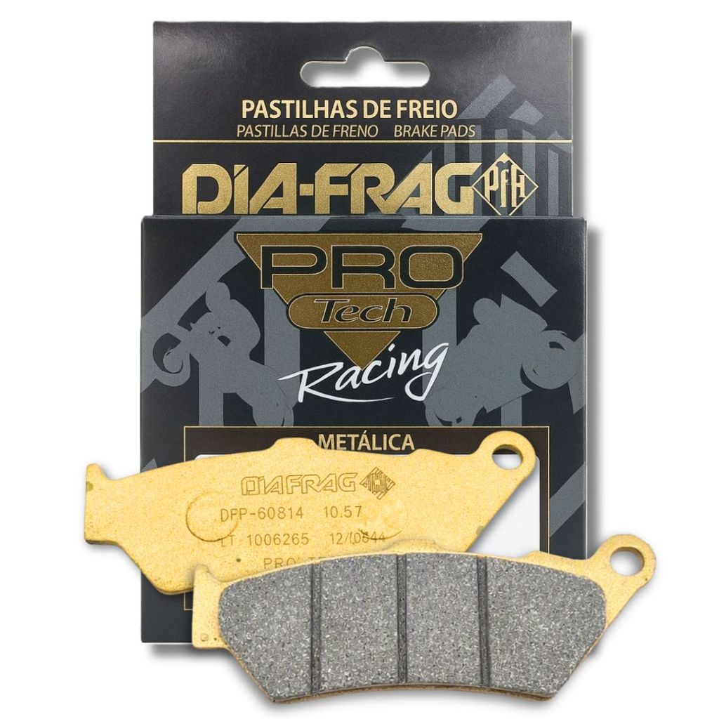 Pastilhas de Freio Dianteira Cb 500 Antiga / Xt 660R / F 650 Gs Diafrag Pro Tech