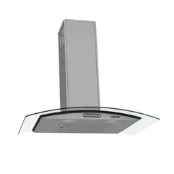 Coifa de Parede Nardelli Vidro Curvo Slim 75cm Inox 3 Velocidades LED 220V