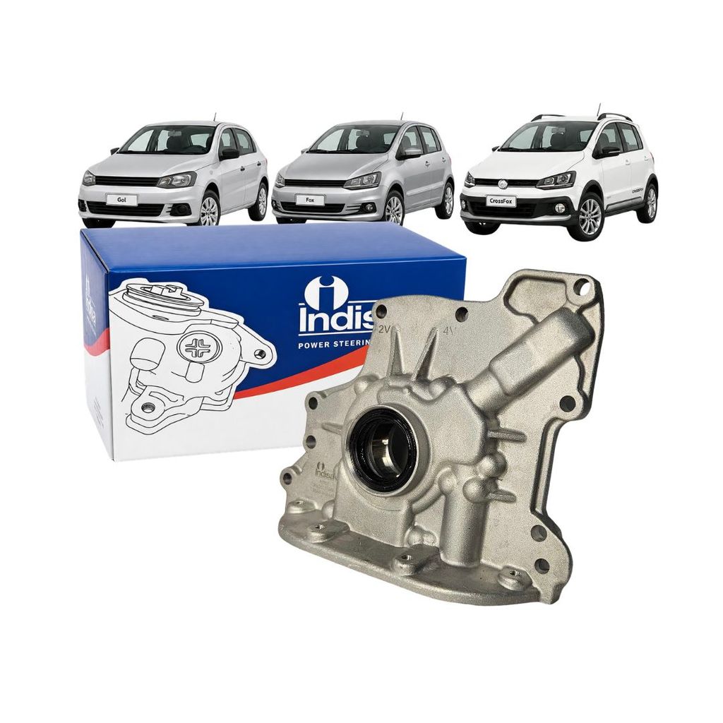 Bomba De Óleo Para Motor EA111 Vw Gol 1.0 Gol 1.6 Fox 1.0 Fox 1.6 Crossfox 1.0 Crossfox 1.6 Indisa 030115105N