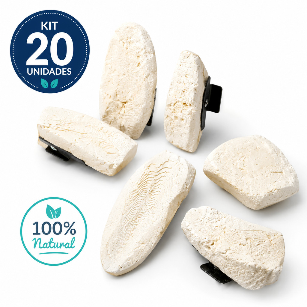 Osso de Siba 100% Natural para Aves Calopsita Agapornis Cálcio com Encaixe Universal