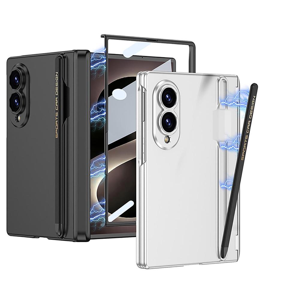 Capa De Carregamento Magnética Sem Fio Com Filme Rígido Anti-Queda Para Samsung