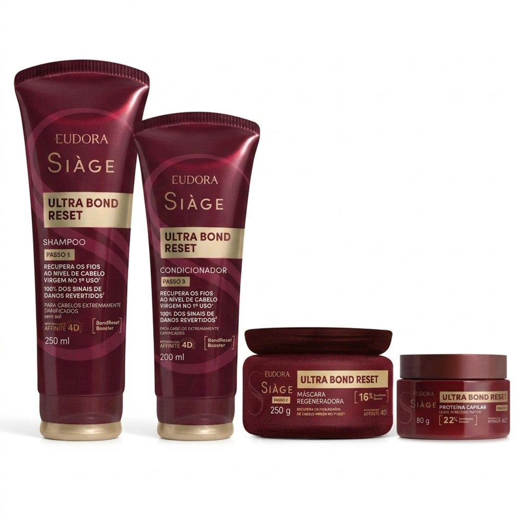 Combo Siàge Ultra Bond Reset (4 itens)