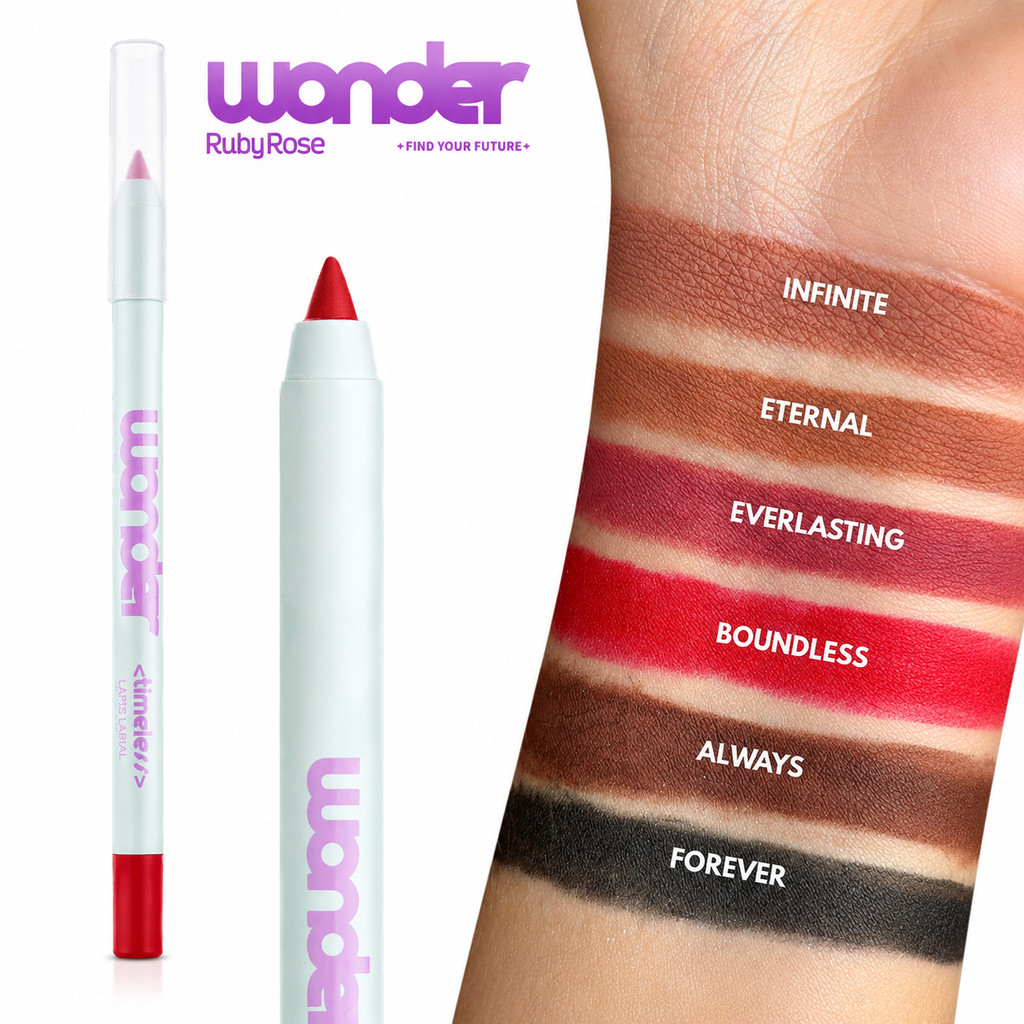 Lápis Labial Timeless Wonder Ruby Rose  - Lançamento Alta Pigmentação