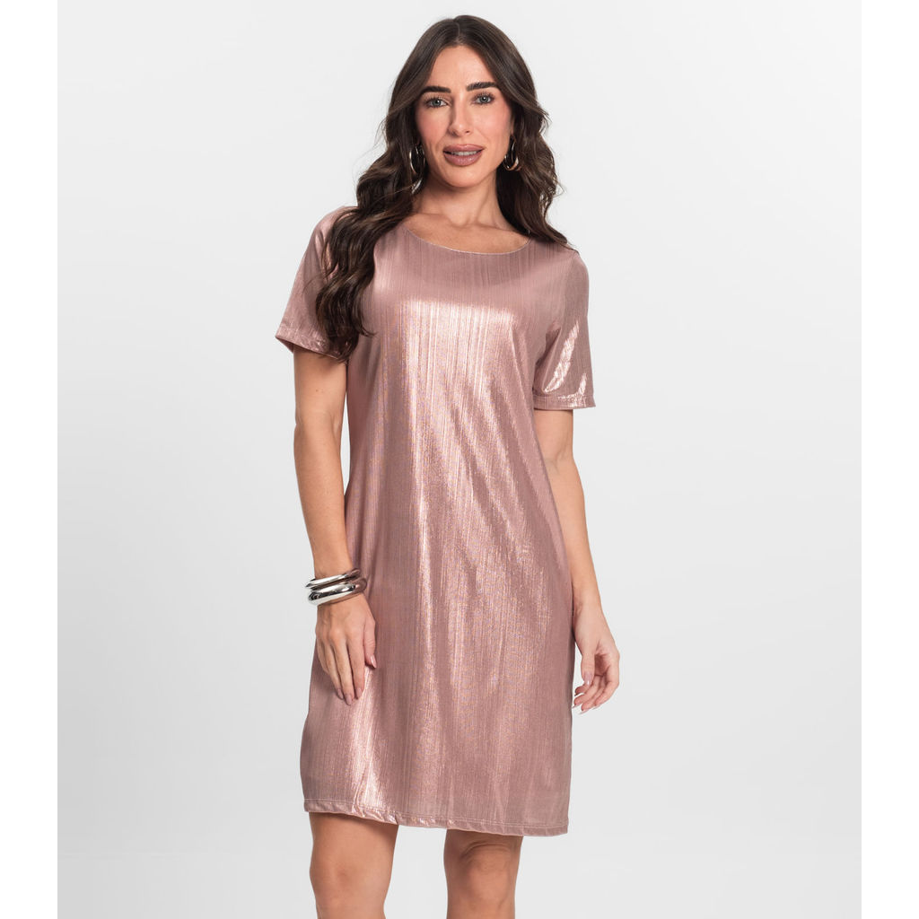 Vestido Feminino Metalizado Endless Unica