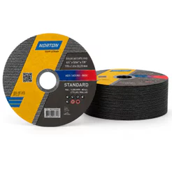 Kit 24 Discos de corte ultrafino p/ metal e inox 4.1/2x7/8 x1,0 mm Norton