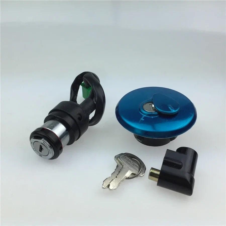 Para Suzuki GN125 GN125H HJ125-8 Conjuntos De Bloqueio De Motocicleta Anti-Roubo