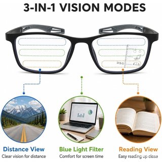 Visionsyncóculos Multifocais , Autofocusvarifocalóculos , Óculos Autofocoscomproteção Anti-Azul 0URV RT5R