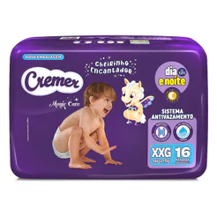 Fralda Cremer Jumbo Tamanho XXG 16 Unidades