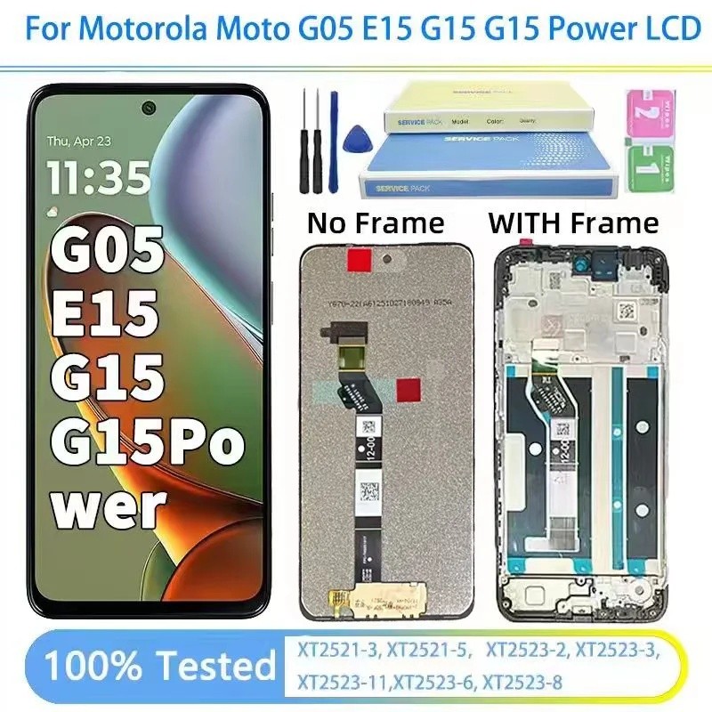 OEM Para Motorola Moto G05 E15 G15 Power Display LCD Touch Screen Digitador Asse