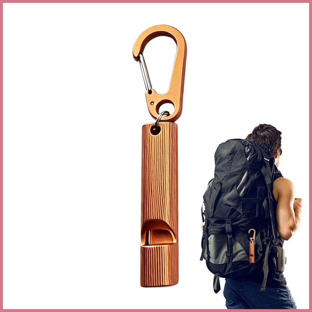 Apito De Acampamento Alto De Longo Alcance Com Mosquetão Alarme Ao Ar Livre Para Barco Pesca Caminhadas Aventura mubow2b