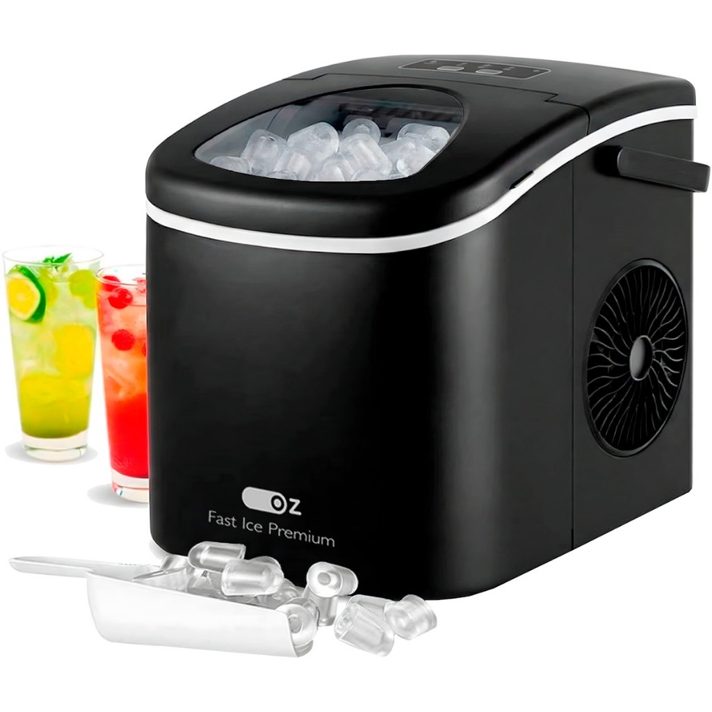 Máquina Fabricador De Gelo Fast Ice Premium Turbo Oz 13kg 8 min 2 Tamanhos E Limpeza Automática