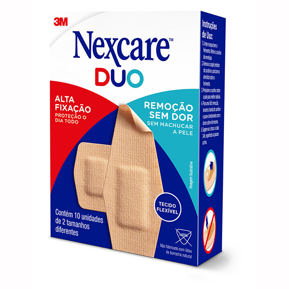 Curativo Duo sortidos Nexcare com 10 unidades 3M