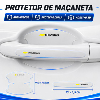Chevrolet 3D Maçaneta Da Porta Guarda Decalque Protetor Para Cruze Sport6 Spin Activ Montana Premier S10 Z71 High Countr