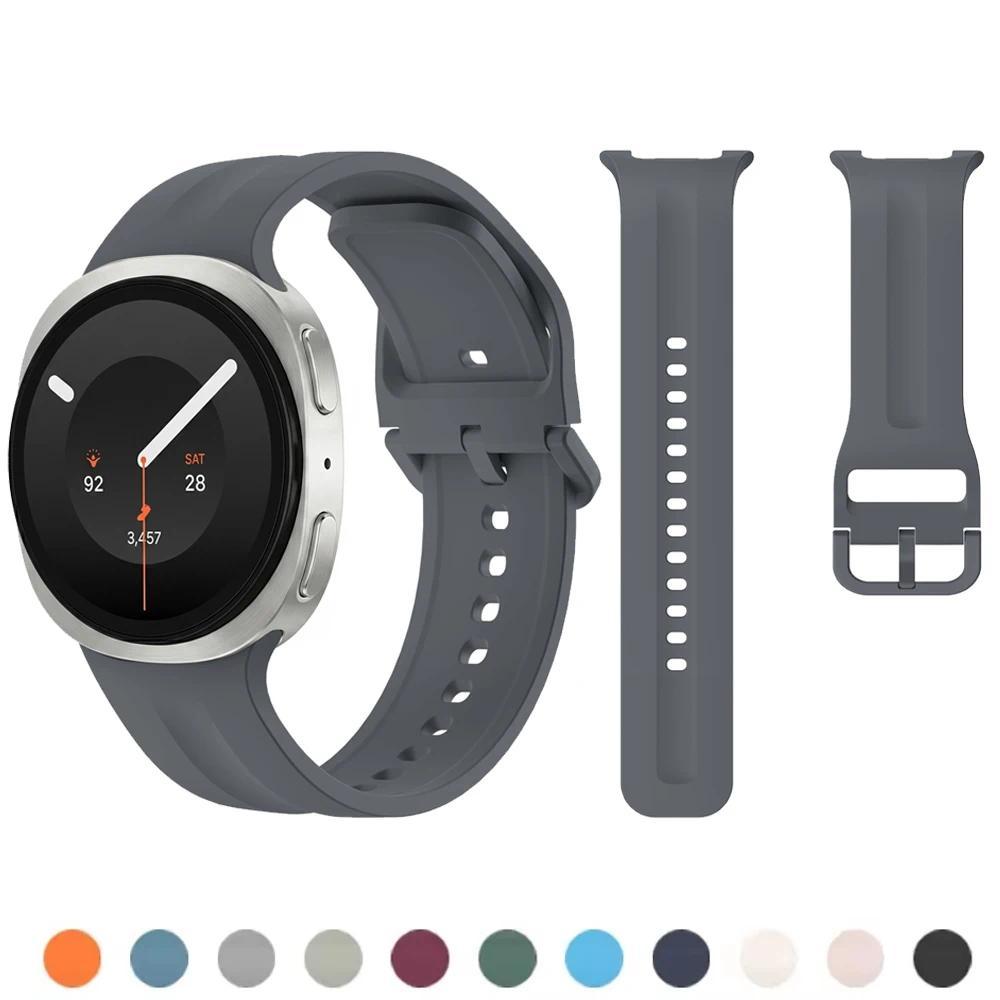 Pulseira Esportiva De Silicone De Borracha Macia Para Smartwatch Samsung Watch Galaxy 9 Substituição De Cinto Acessórios