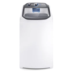 Máquina de Lavar Electrolux 13 Kg Efficient LDA13 Duplo Dispenser Cesto Inox Branca 110V