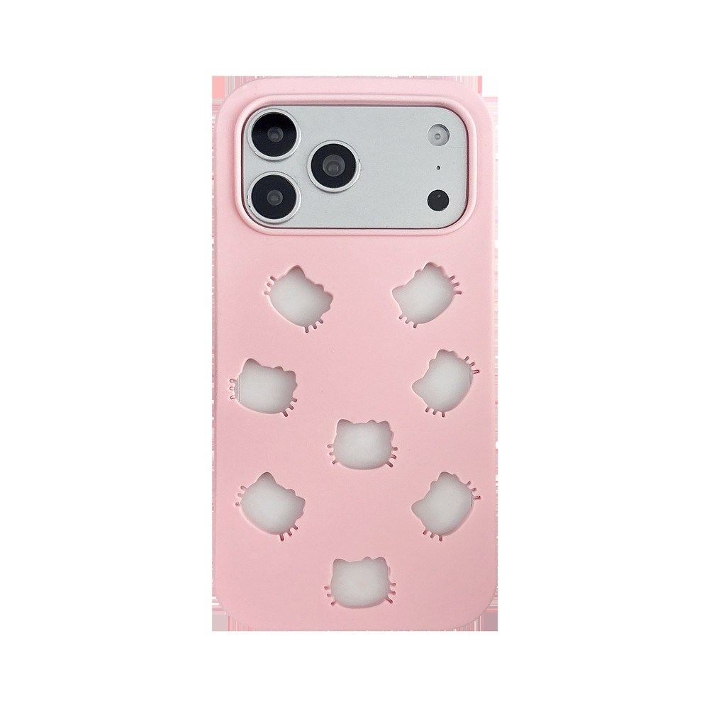 Chassi Kt 16promax estilo divertido Apple 17promax adequado para iphone17 gato mão oca fofa