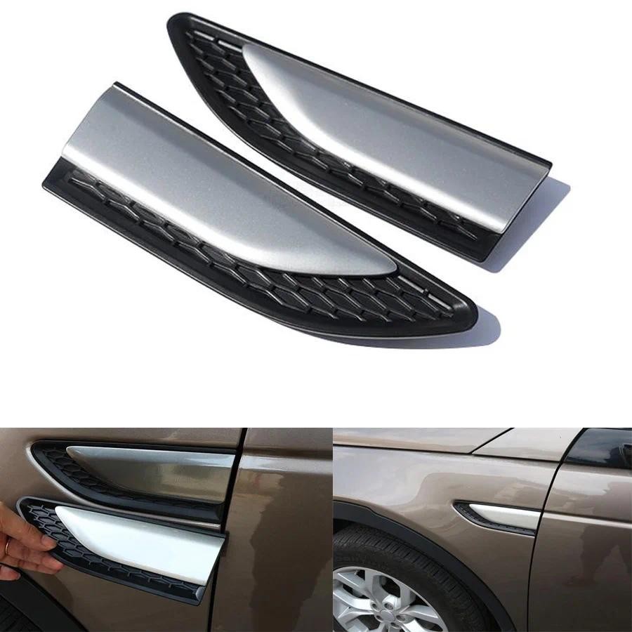 Yaquka Carro-Estilo Fender Corpo Lateral Ventilação De Ar Capa Guarnição Acessório Para Land Rover Discovery Sport 2015-