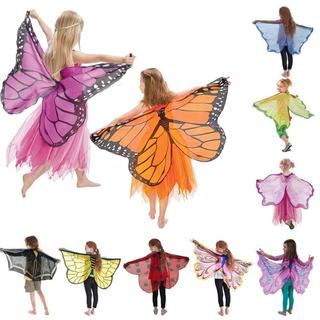 Capa De Asas De Borboleta , Chiffon Com Anjo Elfo , Fantasia De Fada Para Performance De Cosplay