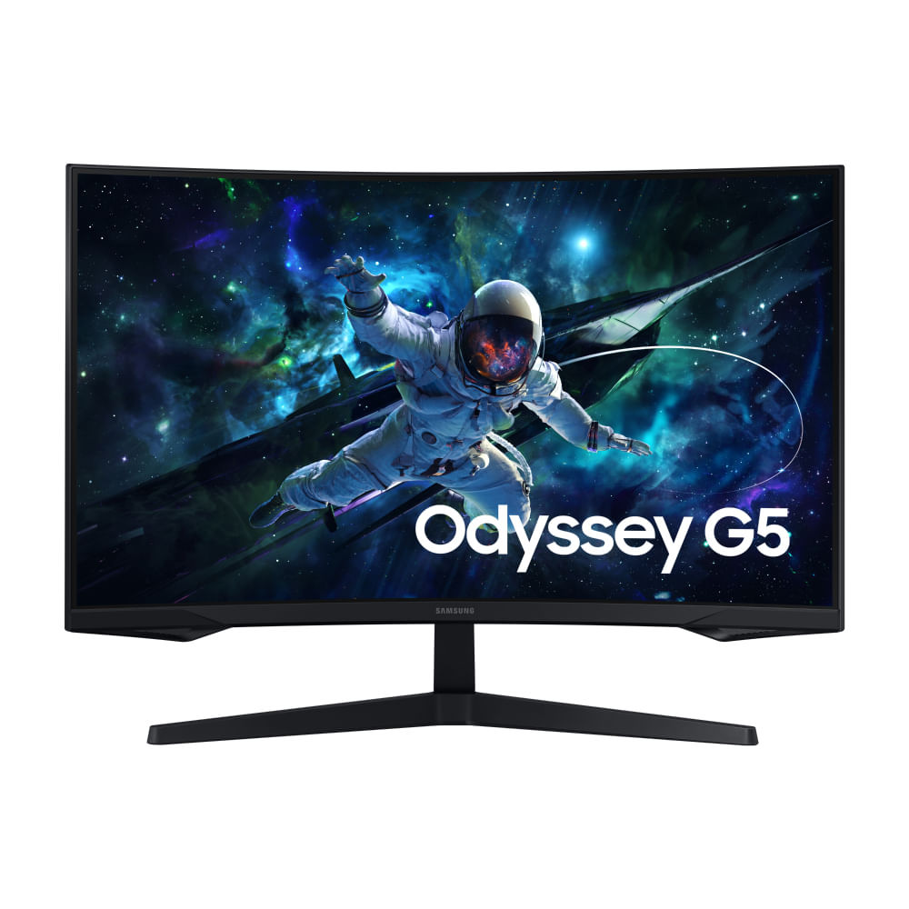Monitor Gamer Samsung Odyssey G5 32'', Qhd, 165Hz, 1ms, Freesync, Hdmi, Dp