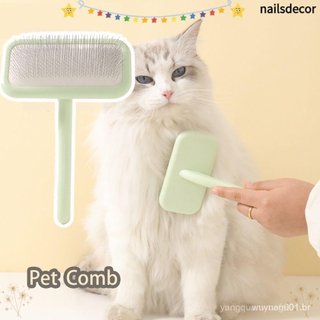 Pente Para Gatos NAILSDECOR , Nó Adequado A Pele Remove Escova Cães , Suprimentos Cabo Confortável Fácil De Limpar Cabel
