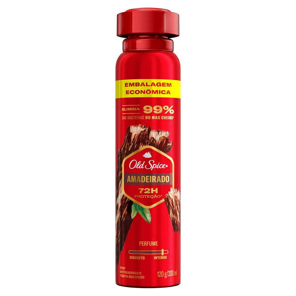 Desodorante Aerosol Old Spice Lenha 48h 124g/200ml