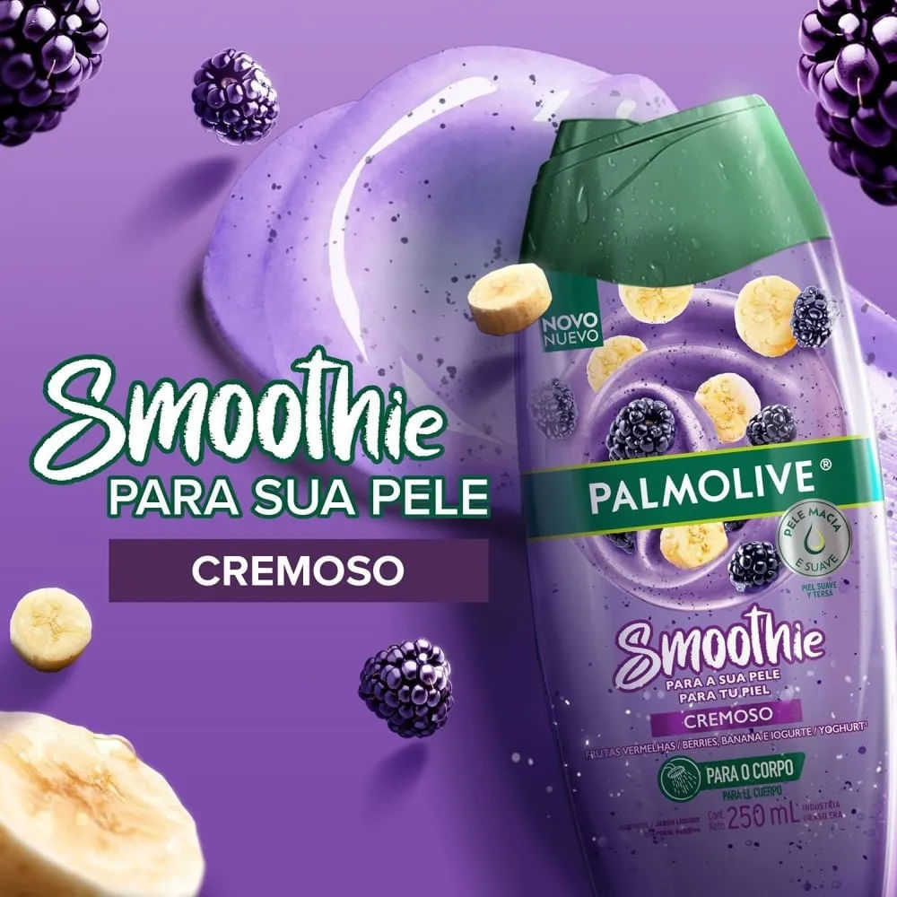 Kit 2 Sabonete Líquido Corporal Palmolive 250ml Cada — imagem 2 de 2