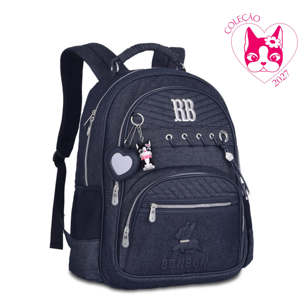 Mochila de Costas Rebecca Bonbon Jeans - Clio Style Modelo:RB28037