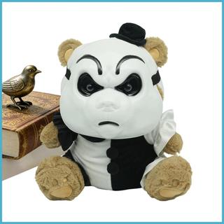 Halloween Urso De Pelúcia Macio Brinquedo Sala De Férias Acento Vestindo Máscara Assustadora Boneca Macia Para Crianças 