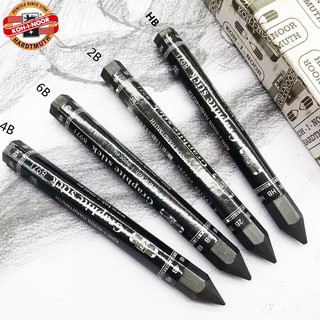 Cool Joy Graphite Stick Lápis de barra de carbono sem madeira All-Lead 6b Esboço Pintura Esboço 2b Carbono sólido 4b Sup