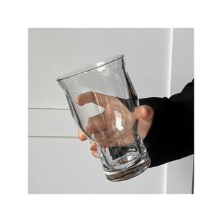Ins estilo influenciador copo boca larga copo de vidro copo de suco americano copo de café copo de vinho copo de cerveja