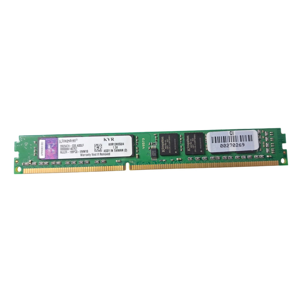4 Gb De Memória Ram Ddr3 Kingston - Kvr13n9s8/4