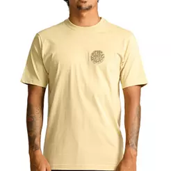 Camiseta Rip Curl Wettie Passage Icon SM27 Khaki Sand