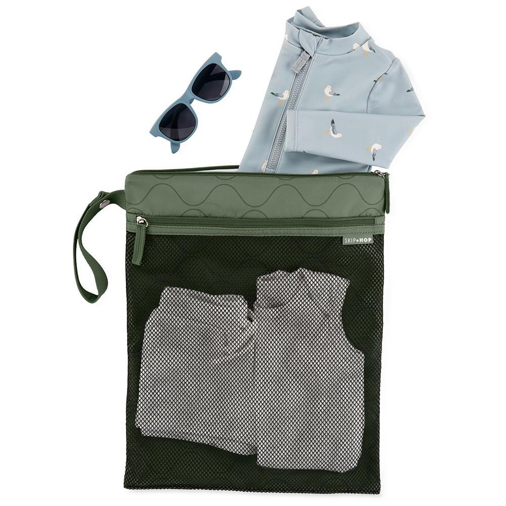 Bolsa Impermeável Com Compartimento Verde Sálvia Skip Hop — imagem 2 de 2