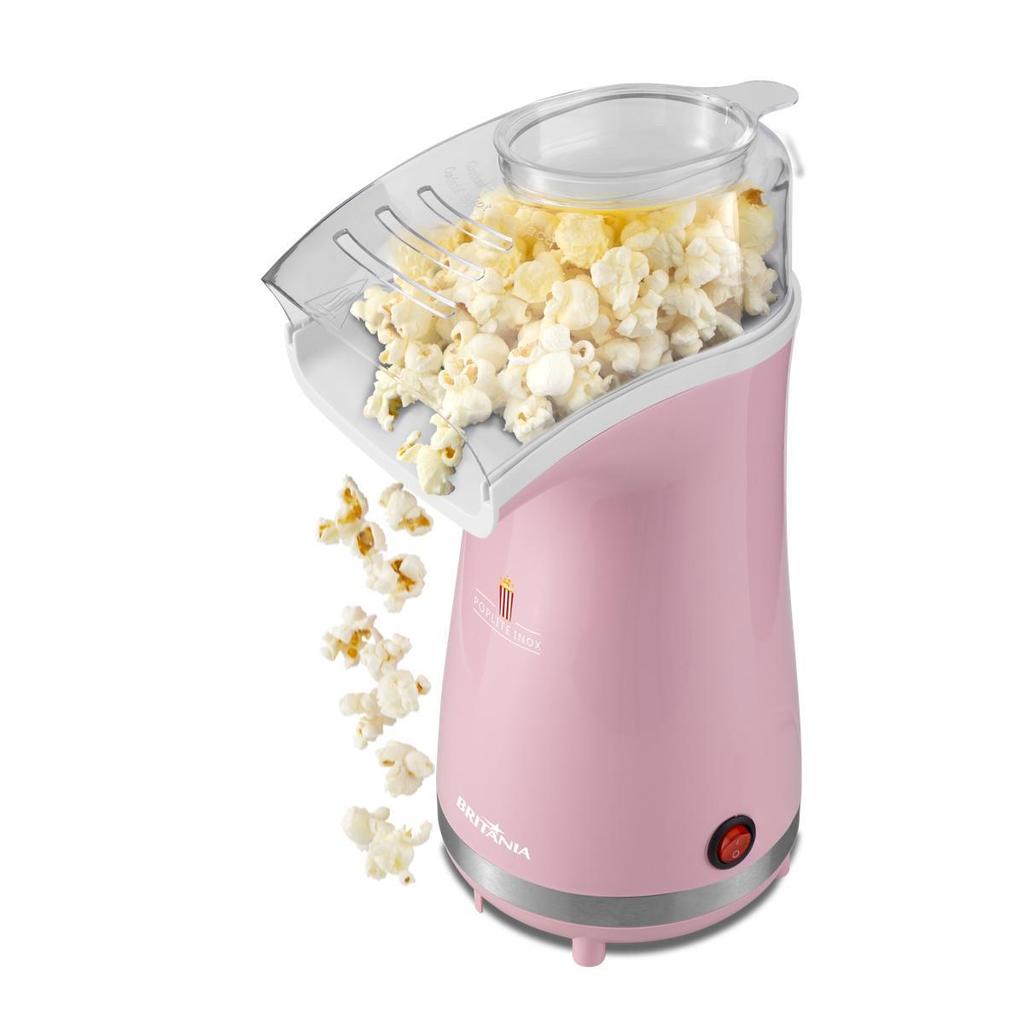 Pipoqueira Britânia Rosa Poplite Sem Óleo BPI01RS