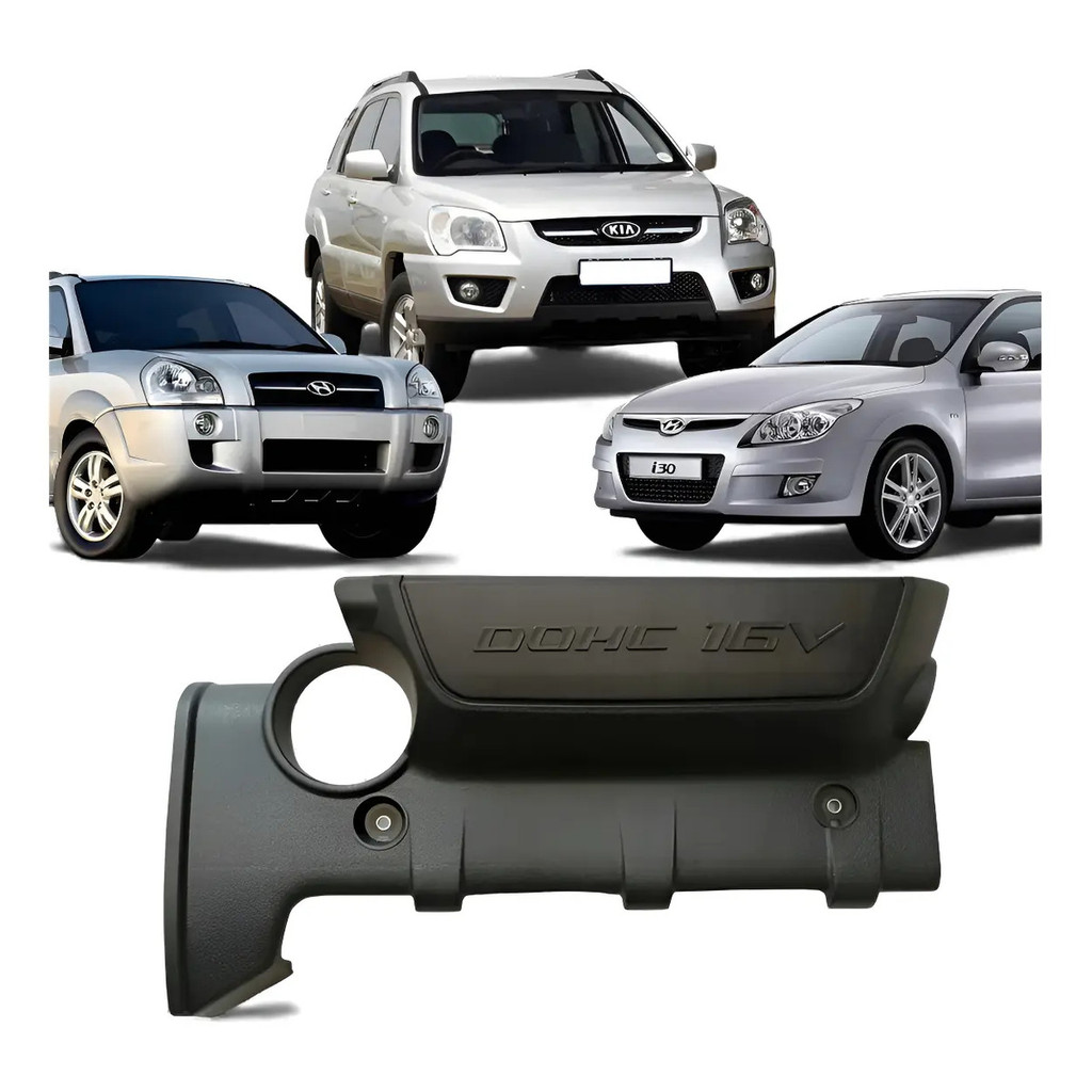 Capa Superior Tampa Do Motor Tucson I30 Sportage 2010 2011 2012 2013 2014 2015 2016 2924023150 Novo