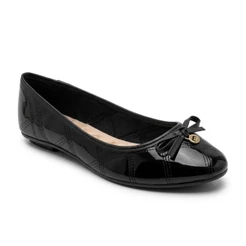 Sapatilha Feminina Moleca Verniz Preto Estilo Moderno