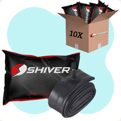 10 UNIDADES KIT CAMARA DE AR SHIVER BICICLETA INFANTIL ARO 16 175MM ATACADO BICO GROSSO SCHRADER