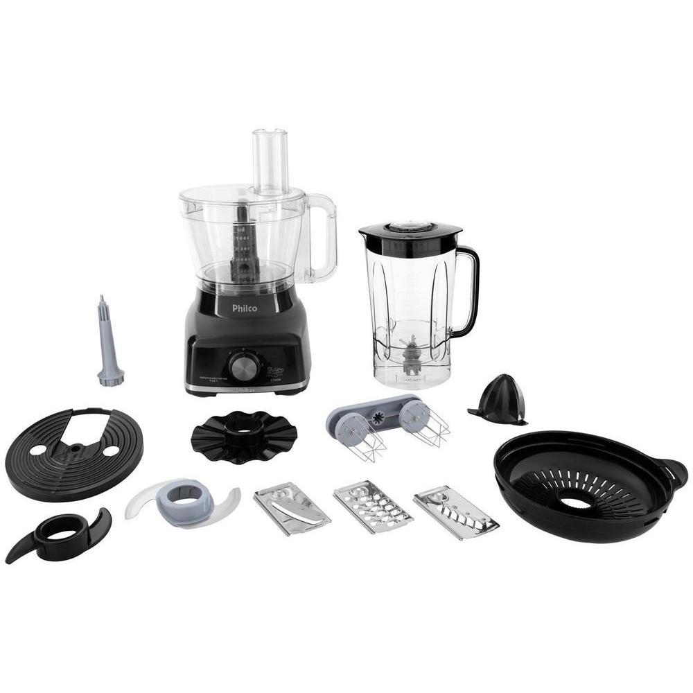 Multiprocessador de Alimentos Philco 1700W Preto PMP1600P 9 em 1 — imagem 2 de 2