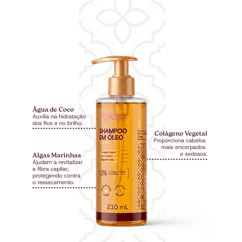 Shampoo Óleo Elixir Ápice 210ml · foto 2